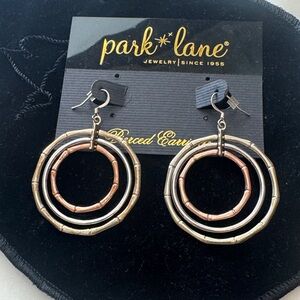 Park Lane Tri-Tone Hoop Earrings